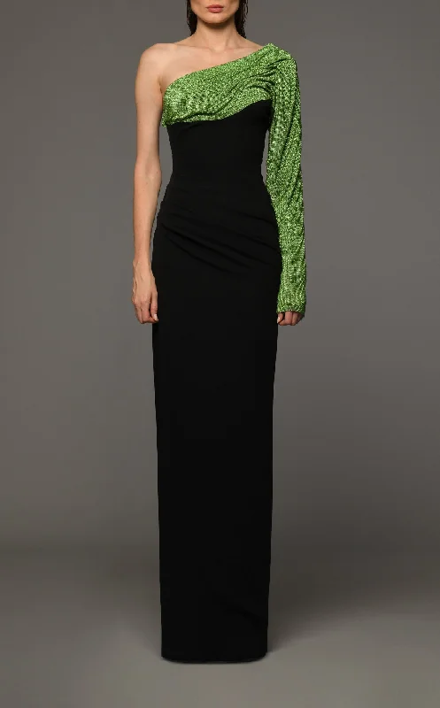 A - line formal dresses with beaded lace appliques for formal eventsJean Louis Sabaji 60045 Dress A - line formal dresses with beaded lace appliques for formal eventsJean Louis Sabaji 60045 Dress