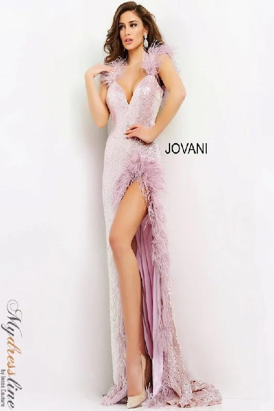 Formal dresses with side - slit pockets and beaded accents for a practical and stylish formal eventJovani 06164 Formal dresses with side - slit pockets and beaded accents for a practical and stylish formal eventJovani 06164