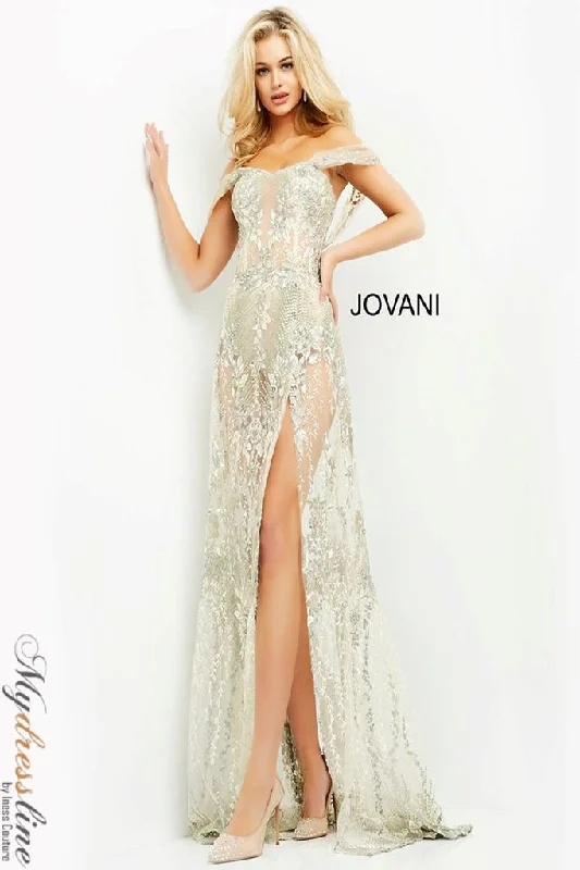 Mermaid - cut formal dresses in satin for a glamorous prom nightJovani 06273