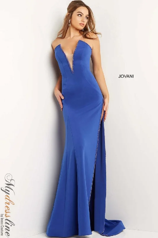 Formal dresses with pleated yokes and button - up fronts for a classic and refined lookJovani 07142 Formal dresses with pleated yokes and button - up fronts for a classic and refined lookJovani 07142