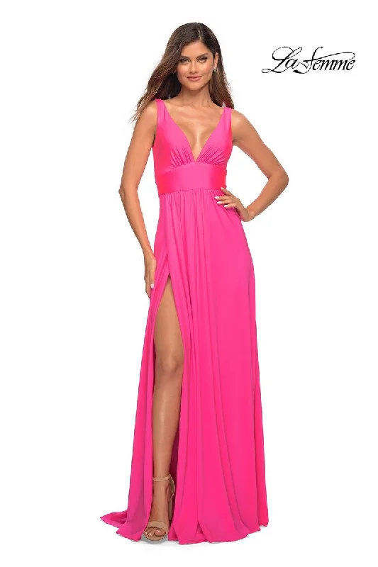 Tea - length party dresses for a sophisticated and versatile optionLa Femme Dress 30669 Tea - length party dresses for a sophisticated and versatile optionLa Femme Dress 30669