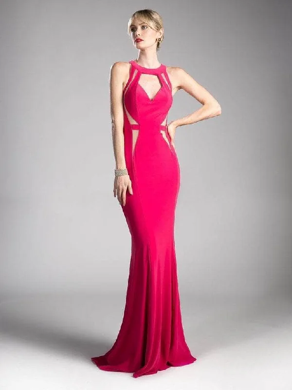 Prom dresses with cold - shoulder ruffled sleeves and floral prints for a romantic and fashionable styleLadivine 84222 - Multi Cutout Fitted Mermaid Gown Prom dresses with cold - shoulder ruffled sleeves and floral prints for a romantic and fashionable styleLadivine 84222 - Multi Cutout Fitted Mermaid Gown