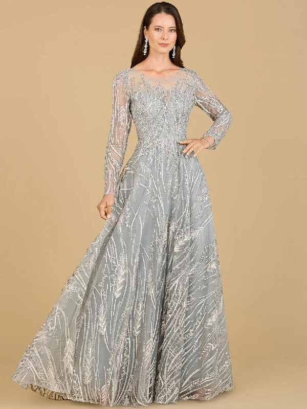 Bodycon dress with a ruffled trimLara Dresses 29192 Long Sleeve Illusion Prom Dress Bodycon dress with a ruffled trimLara Dresses 29192 Long Sleeve Illusion Prom Dress