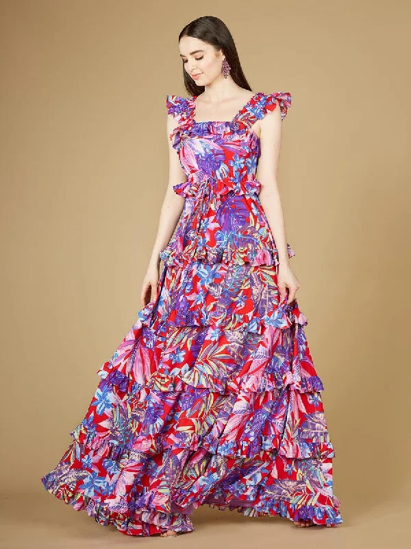 Bodycon dress with a ruched design for added textureLara Dresses 29271 Long Sleeveless Print Formal Dress Bodycon dress with a ruched design for added textureLara Dresses 29271 Long Sleeveless Print Formal Dress