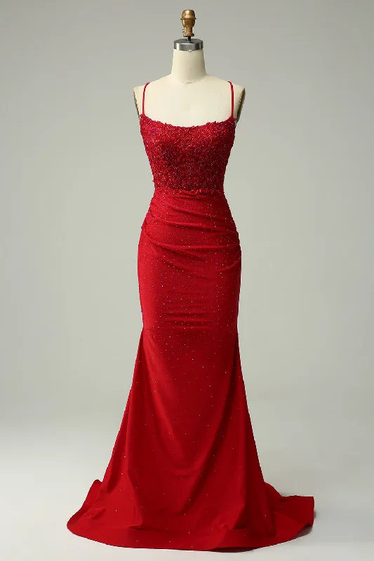 Party dresses with a pom - pom trim for a fun and festive touchMermaid Halter Dark Red Long Prom Dress with Beading Party dresses with a pom - pom trim for a fun and festive touchMermaid Halter Dark Red Long Prom Dress with Beading