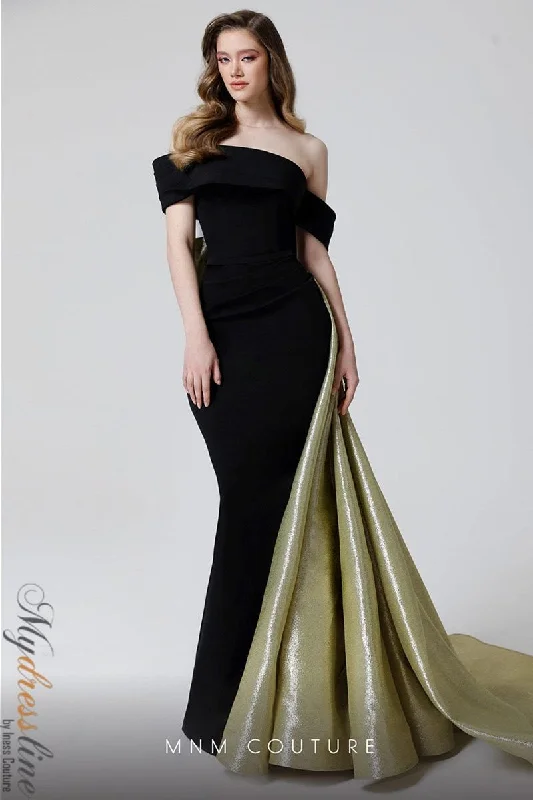 Sleeveless formal dresses with sequined straps and a - line skirts for a classic formal eventMNM Couture N0466 Sleeveless formal dresses with sequined straps and a - line skirts for a classic formal eventMNM Couture N0466