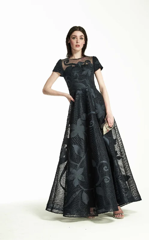 Formal dresses with embroidered panels and tulle overlays for a fairytale promPark 108 M442 Dress Formal dresses with embroidered panels and tulle overlays for a fairytale promPark 108 M442 Dress