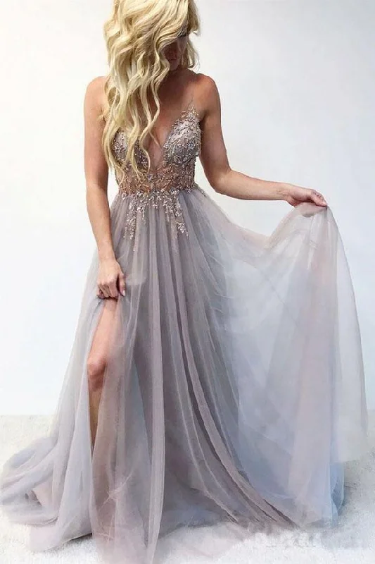 Sparkly sequined party dresses for a glamorous lookSpaghetti Straps Sexy V Neck Prom Dresses Beaded Long Formal Dress PG844 Sparkly sequined party dresses for a glamorous lookSpaghetti Straps Sexy V Neck Prom Dresses Beaded Long Formal Dress PG844