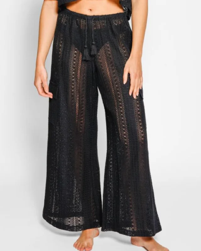 Round - neck cover ups for a classic and simple look2025 Koy Amalfi Crochet Cargo Pant - K25403-07 Round - neck cover ups for a classic and simple look2025 Koy Amalfi Crochet Cargo Pant - K25403-07
