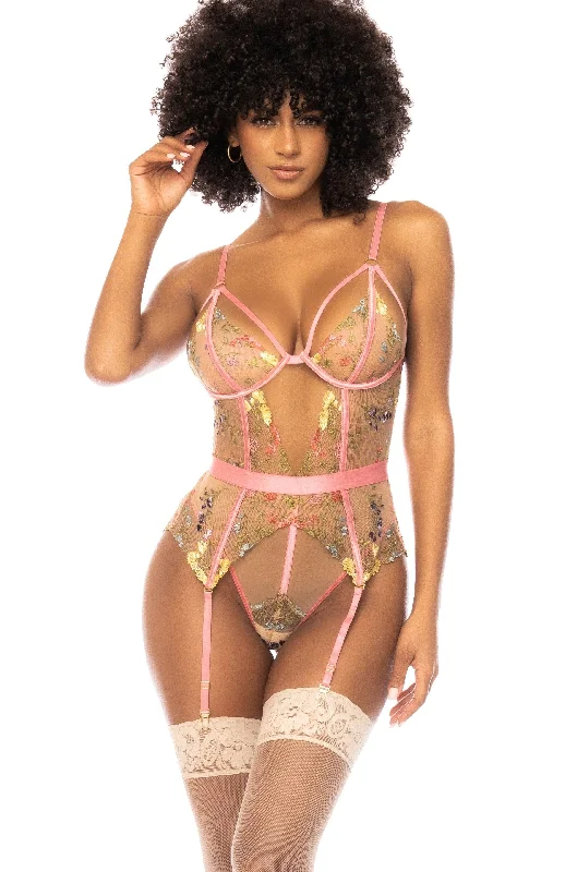 Lace Bodysuits for a Sexy and Elegant Bedroom LookRose Garden Embroidered Lace Bodysuit Lace Bodysuits for a Sexy and Elegant Bedroom LookRose Garden Embroidered Lace Bodysuit