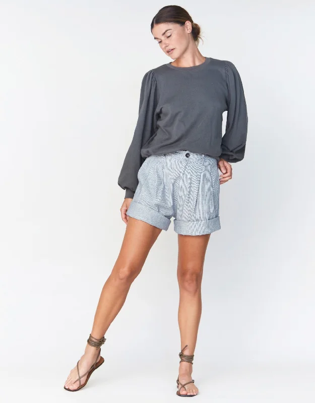 Light - blocking cover ups for privacy on the beachTash Short in Bristol Cotton Hemp Light - blocking cover ups for privacy on the beachTash Short in Bristol Cotton Hemp