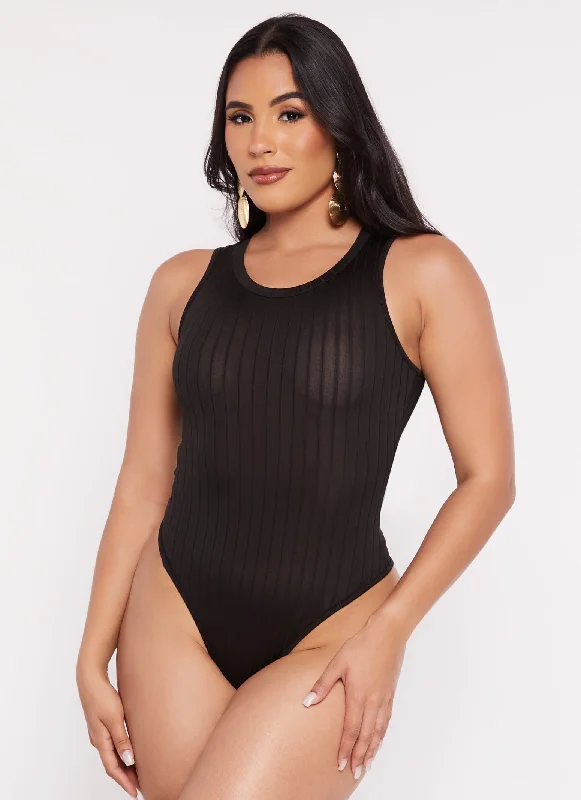 Printed Bodysuits with Floral Patterns for a Feminine VibeDaisy Ribbed Knit Crew Neck Sleeveless Bodysuit Printed Bodysuits with Floral Patterns for a Feminine VibeDaisy Ribbed Knit Crew Neck Sleeveless Bodysuit