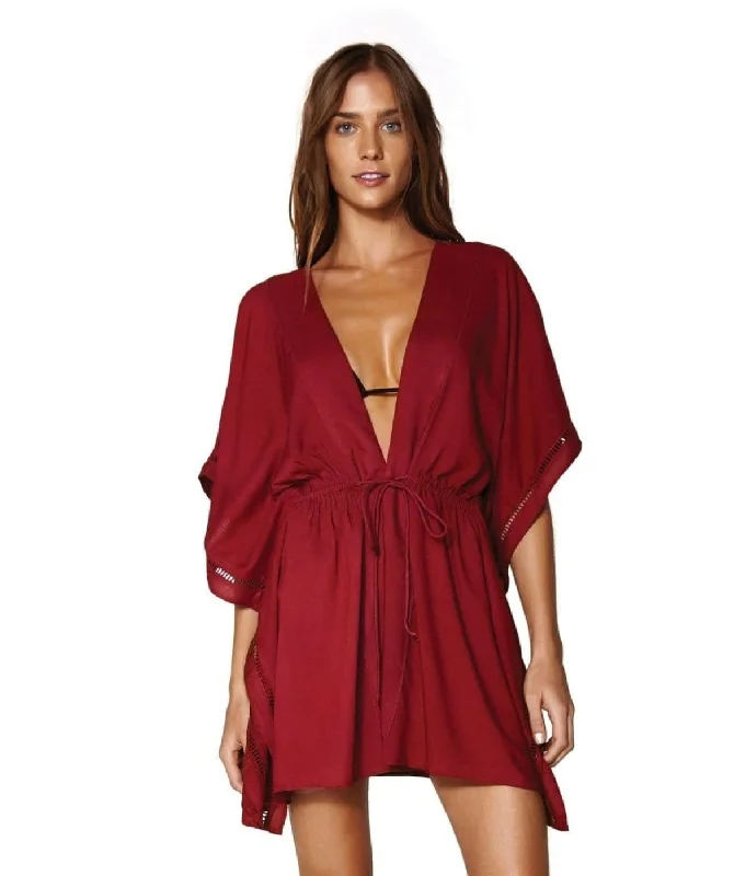 Mock - neck cover ups for a more modern and stylish silhouetteEmbroidery Kimono - Divino Mock - neck cover ups for a more modern and stylish silhouetteEmbroidery Kimono - Divino