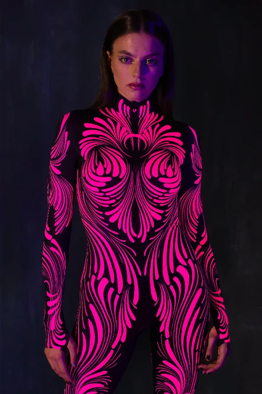 Mesh Bodysuits for a Bold and Edgy Fashion StatementDreamweaver Pink Costume