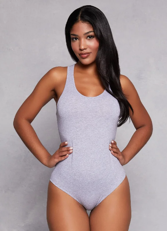 High - Neck Bodysuits for a Modest and Sophisticated LookBasic Scoop Neck Racerback Tank Bodysuit High - Neck Bodysuits for a Modest and Sophisticated LookBasic Scoop Neck Racerback Tank Bodysuit