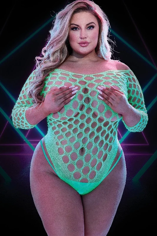 Ruffled Bodysuits with a Playful and Feminine TouchGlow In The Dark Teddy