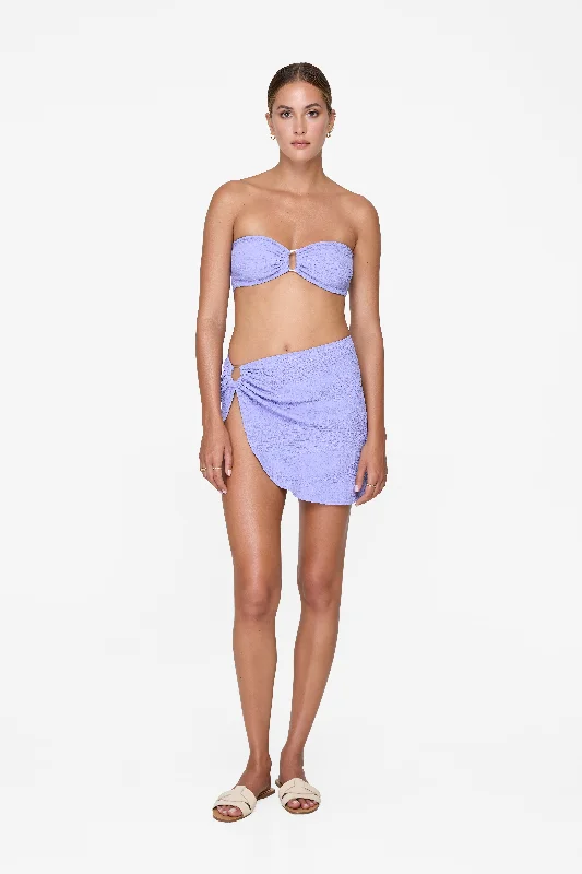 Moisture - wicking cover ups for staying dry during beach activitiesLogan Mini Skirt - Lavender Croc Moisture - wicking cover ups for staying dry during beach activitiesLogan Mini Skirt - Lavender Croc