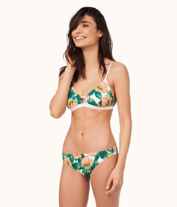 Women's Mesh - Inserted Swim Tops in Black for a Sexy and Modern Beach EnsembleThe Bralette - Print: Havana Print Women's Mesh - Inserted Swim Tops in Black for a Sexy and Modern Beach EnsembleThe Bralette - Print: Havana Print